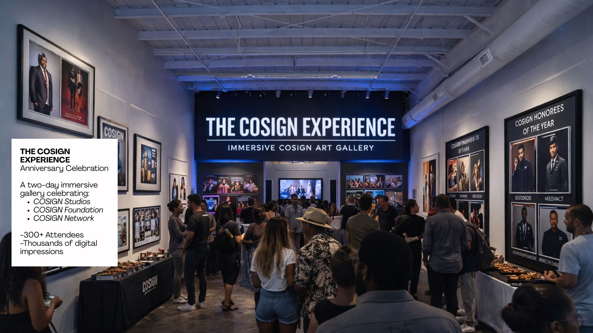 THE COSIGN EXPERIENCE: An immersive Gallery Experience celebrating the ...